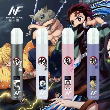 4種顏色｜INF/無限 × 《鬼滅之刃》聯名款電子煙主機 專屬人物動畫